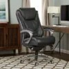 Big & Tall Smart Layers Premium Ultra Executive Chair Bliss Black Bonded Leather - Serta