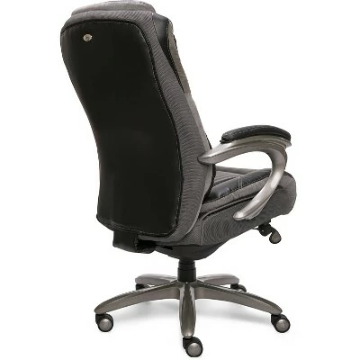 Big & Tall Smart Layers Premium Ultra Executive Chair Bliss Black Bonded Leather - Serta 7 Big & Tall Smart Layers Premium Ultra Executive Chair Bliss Black Bonded Leather - Serta - Image 5