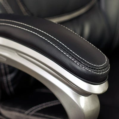 Big & Tall Smart Layers Premium Ultra Executive Chair Bliss Black Bonded Leather - Serta 13 Big & Tall Smart Layers Premium Ultra Executive Chair Bliss Black Bonded Leather - Serta - Image 11