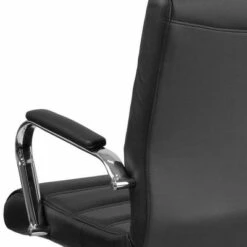 Mid-Back Executive Swivel Office Chair with Metal Frame and Arms - Riverstone Furniture Black -Office Chairs Sales Shop unnamed file 2056
