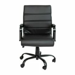 Mid-Back Executive Swivel Office Chair with Metal Frame and Arms - Riverstone Furniture Black -Office Chairs Sales Shop unnamed file 2060