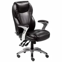 Ergo-Executive Chair Black Leather - Serta