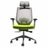 Adjustable Headrest Ergonomic Office Swivel Chair with Padded Seat and Casters Green/Gray - The Urban Port -Office Chairs Sales Shop unnamed file 2106