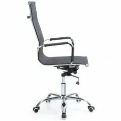 Hodedah Import Mesh High Back Adjustable Height Swiveling Executive Chair in Black - Hodedah -Office Chairs Sales Shop unnamed file 2115