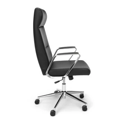 Merger Premium Executive Chair Bonded Leather Black - HON BASYX 4 Merger Premium Executive Chair Bonded Leather Black - HON BASYX - Image 2