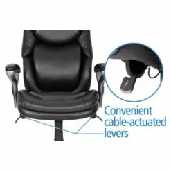 AIR Health & Wellness Managers Chair Black Leather - Serta -Office Chairs Sales Shop unnamed file 2141