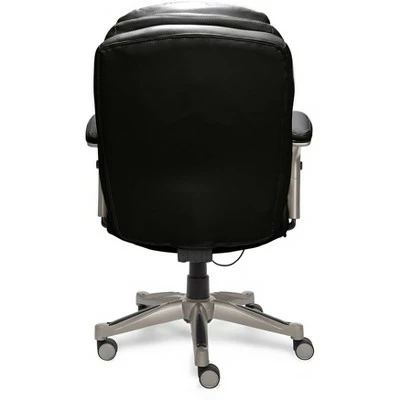Back N Motion Health & Wellness Managers Chair Black Leather - Serta 7 Back N Motion Health & Wellness Managers Chair Black Leather - Serta - Image 5