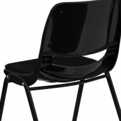 Flash Furniture HERCULES Series 880 lb. Capacity Black Padded Ergonomic Shell Stack Chair with Black Frame -Office Chairs Sales Shop unnamed file 217