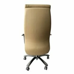 Executive Leatherette Office Swivel Chair with Casters Beige/Chrome - The Urban Port -Office Chairs Sales Shop unnamed file 2174