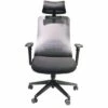 Adjustable Headrest Ergonomic Swivel Office Chair with Padded Seat and Casters Black/Gray - The Urban Port -Office Chairs Sales Shop unnamed file 2184
