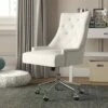 Button Tufted Adjustable Upholstered Office Chair Beige - HomeFare -Office Chairs Sales Shop unnamed file 2193