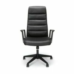 Bolster Leather Executive Chair Black - HON BASYX