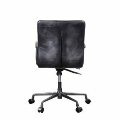 Barack Executive Office Chair Vintage Black Top Grain Leather/Aluminum - Acme Furniture -Office Chairs Sales Shop unnamed file 2215