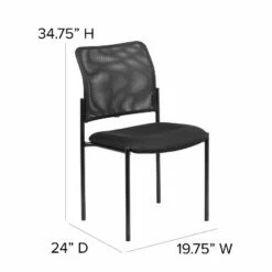 Flash Furniture Comfort Black Mesh Stackable Steel Side Chair -Office Chairs Sales Shop unnamed file 235