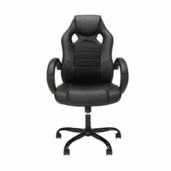 High Back Gaming Chair with Padded Loop Arms - OFM Gray