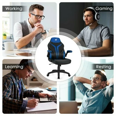 Costway High Back Gaming Chair Height Adjustable Swivel Computer Office Chair 10 Costway High Back Gaming Chair Height Adjustable Swivel Computer Office Chair - Image 8