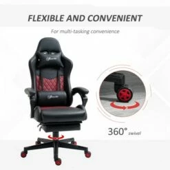 Vinsetto Gaming Chair Racing Style Office Ergonomic Chair Adjustable Height Swivel Recliner High Back PC Computer Desk Chair with Footrest Headrest and Lumbar Support 15 Vinsetto Gaming Chair Racing Style Office Ergonomic Chair Adjustable Height Swivel Recliner High Back PC Computer Desk Chair with Footrest Headrest and Lumbar Support -Office Chairs Sales Shop unnamed file 2385