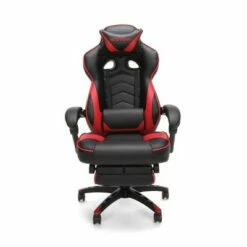 Reclining Gaming Chair with Footrest - RESPAWN Gray