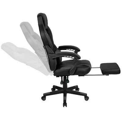 X40 Office Chair with Fully Reclining Back/Arms Slide-Out Footrest Massaging Lumbar - Riverstone Furniture Red 13 X40 Office Chair with Fully Reclining Back/Arms Slide-Out Footrest Massaging Lumbar - Riverstone Furniture Red - Image 11
