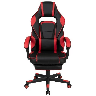 X40 Office Chair with Fully Reclining Back/Arms Slide-Out Footrest Massaging Lumbar - Riverstone Furniture Red 16 X40 Office Chair with Fully Reclining Back/Arms Slide-Out Footrest Massaging Lumbar - Riverstone Furniture Red - Image 14