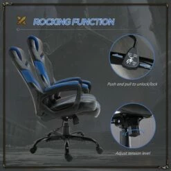 Vinsetto Racing Style Gaming Chair Ergonomic High Back Office Chair PU Leather with 360° Swivel Tilt Angle Adjustable Height Padded Armrest 13 Vinsetto Racing Style Gaming Chair Ergonomic High Back Office Chair PU Leather with 360° Swivel Tilt Angle Adjustable Height Padded Armrest -Office Chairs Sales Shop unnamed file 2496