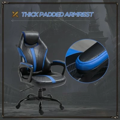 Vinsetto Racing Style Gaming Chair Ergonomic High Back Office Chair PU Leather with 360° Swivel Tilt Angle Adjustable Height Padded Armrest 8 Vinsetto Racing Style Gaming Chair Ergonomic High Back Office Chair PU Leather with 360° Swivel Tilt Angle Adjustable Height Padded Armrest - Image 6