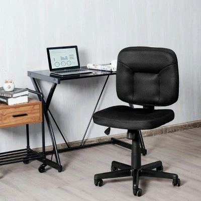 Costway Mesh Computer Chair Low Back Adjustable Task Chair Armless Home Office 6 Costway Mesh Computer Chair Low Back Adjustable Task Chair Armless Home Office - Image 4