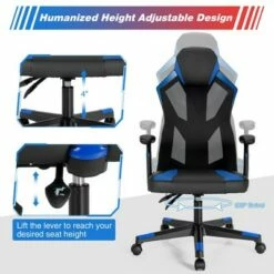 Costway Gaming Chair Swivel Computer Office Chair w/ Adjustable Mesh Back -Office Chairs Sales Shop unnamed file 2541