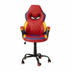 Flash Furniture Ergonomic Office Computer Chair - Adjustable Red & Yellow Designer Gaming Chair - 360° Swivel - Red Dual Wheel Casters -Office Chairs Sales Shop unnamed file 2593