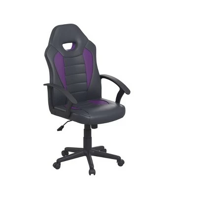 Hendricks Gaming Office Chair - Lifestyle Solutions Black/purple 12 Hendricks Gaming Office Chair - Lifestyle Solutions Black/purple - Image 10