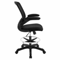 Veer Drafting Stool - Modway Academy Blue