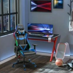 Vinsetto Video Game Chair with RGB LED s Adjustable Height Recline and Armrests for Office -Office Chairs Sales Shop unnamed file 2663