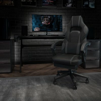 Flash Furniture X40 Gaming Chair Racing Ergonomic Computer Chair with Fully Reclining Back/Arms, Slide-Out Footrest, Massaging Lumbar 3 Flash Furniture X40 Gaming Chair Racing Ergonomic Computer Chair with Fully Reclining Back/Arms, Slide-Out Footrest, Massaging Lumbar