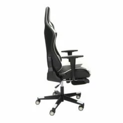 High Back Leather Gaming Chair with Extendable Footrest - OFM White -Office Chairs Sales Shop unnamed file 2738