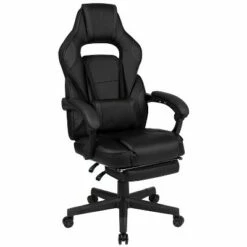 BlackArc Gaming Chair Outfitted With Footrest, Headrest, Lumbar Support Massage Pillow, Reclining Seat/Arms -Office Chairs Sales Shop unnamed file 2792