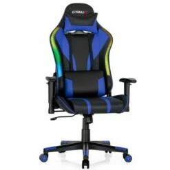 Costway Gaming Chair Adjustable Swivel Computer Chair w/ Dynamic LED Lights -Office Chairs Sales Shop unnamed file 2857