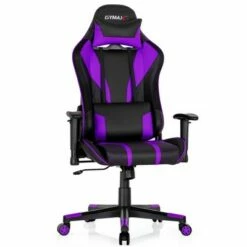 Costway Gaming Chair Adjustable Swivel Computer Chair w/ Dynamic LED Lights -Office Chairs Sales Shop unnamed file 2860