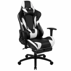 BlackArc Faux Leather Reclining Gaming Chair - Height Adjustable Pivot Arms, Pull-Out Footrest, Headrest & Lumbar Pillows -Office Chairs Sales Shop unnamed file 2871