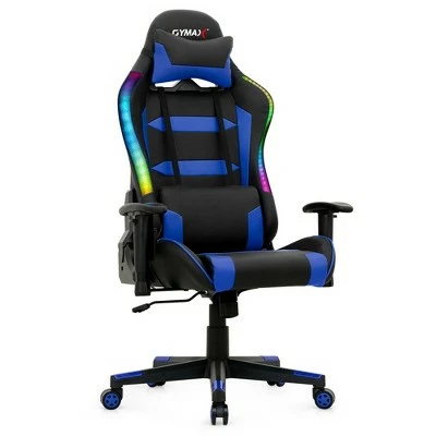 Costway Gaming Chair Adjustable Swivel Computer Chair w/ LED Lights & Remote 12 Costway Gaming Chair Adjustable Swivel Computer Chair w/ LED Lights & Remote - Image 10