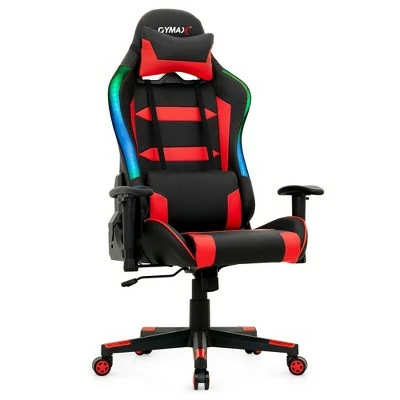 Costway Gaming Chair Adjustable Swivel Computer Chair w/ LED Lights & Remote 14 Costway Gaming Chair Adjustable Swivel Computer Chair w/ LED Lights & Remote - Image 12