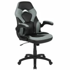 BlackArc High Back Gaming Chair with Faux Leather Upholstery, Height Adjustable Swivel Seat & Padded Flip-Up Arms -Office Chairs Sales Shop unnamed file 3034