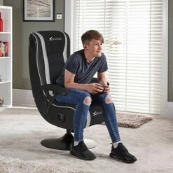 Pegasus Gaming Chair - X Rocker Silver -Office Chairs Sales Shop unnamed file 3096