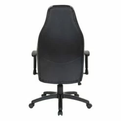 Commander Gaming Chair In Faux Leather Black/Gray - OSP Home Furnishings -Office Chairs Sales Shop unnamed file 3121