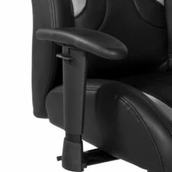 Commander Gaming Chair In Faux Leather Black/Gray - OSP Home Furnishings -Office Chairs Sales Shop unnamed file 3124