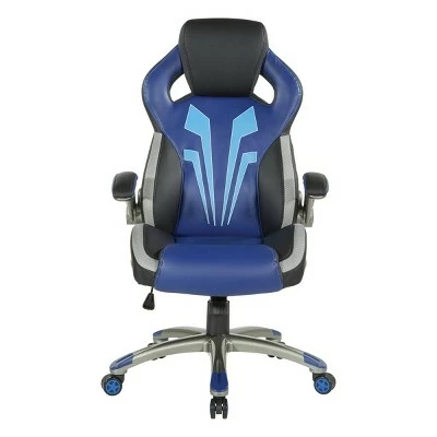 Ice Knight Gaming Chair Blue - OSP Home Furnishings 3 Ice Knight Gaming Chair Blue - OSP Home Furnishings