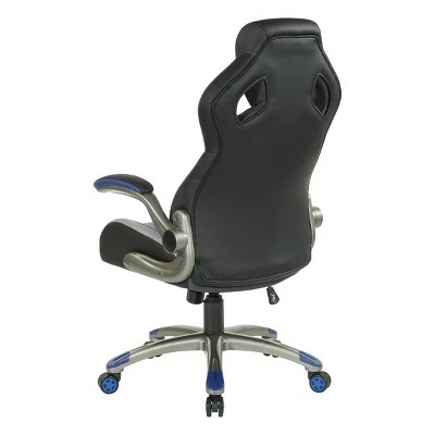 Ice Knight Gaming Chair Blue - OSP Home Furnishings 5 Ice Knight Gaming Chair Blue - OSP Home Furnishings - Image 3