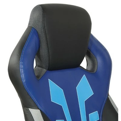 Ice Knight Gaming Chair Blue - OSP Home Furnishings 8 Ice Knight Gaming Chair Blue - OSP Home Furnishings - Image 6