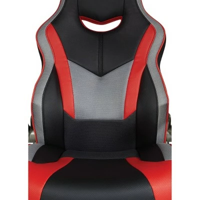 Uplink Gaming Chair In Faux Leather Red - OSP Home Furnishings 6 Uplink Gaming Chair In Faux Leather Red - OSP Home Furnishings - Image 4