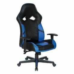 Vapor Gaming Chair in Faux Leather Black/Blue - OSP Home Furnishings -Office Chairs Sales Shop unnamed file 3153