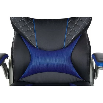 Oversite Gaming Chair In Faux Leather - OSP Home Furnishings Gray 6 Oversite Gaming Chair In Faux Leather - OSP Home Furnishings Gray - Image 4